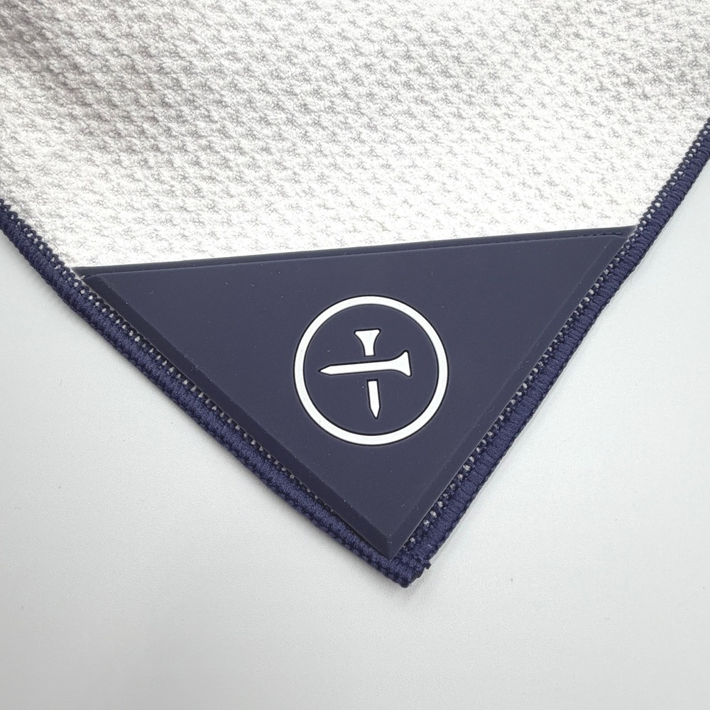 Blue Tees MagTowel Golf Towel Unisex OS White New Magnetic Microfiber Scrub - Picture 5 of 9